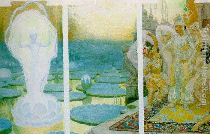 The Lotus Soul painting - Frantisek Kupka The Lotus Soul art painting